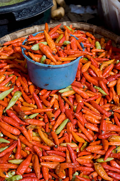 istock Market on Sumba (Indonesia) with peppers. 174477497