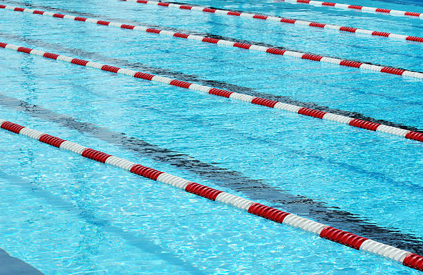 istock Red White Blue - Water and Swimming Pool Lane Marker 174477578