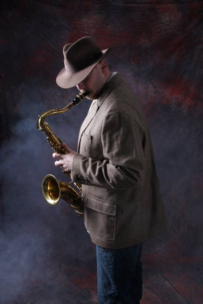istock Man Playing Jazz on the Saxophone 174477894