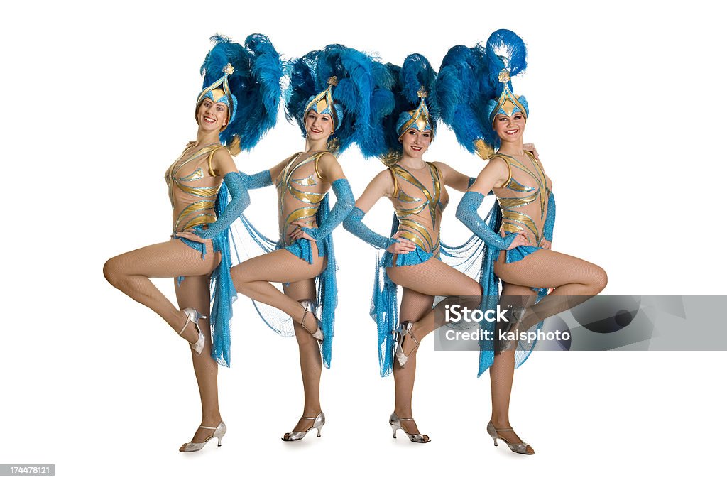 Hübschen cabaret dancers - Lizenzfrei Cabaret Stock-Foto