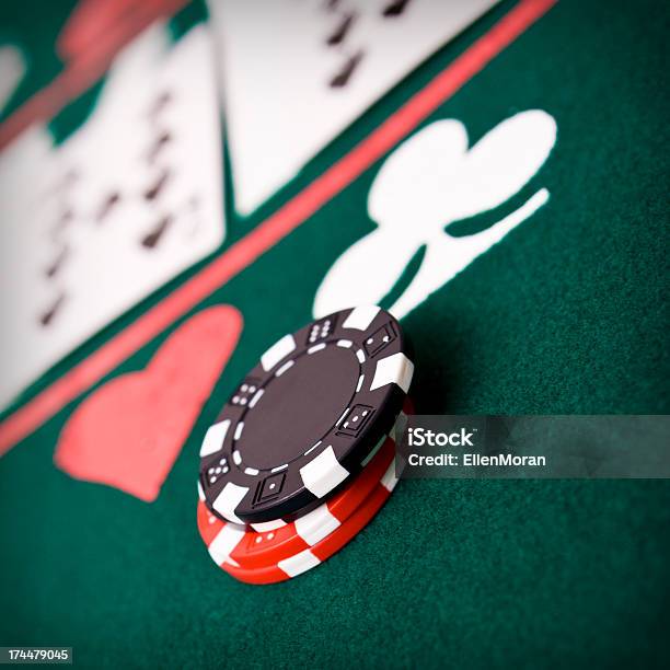 Poker Stock Photo - Download Image Now - Concepts, Felt - Textile, Gambling