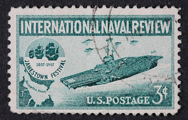 istock Vintage 1957 US stamp 174479070