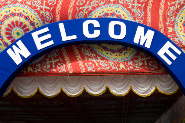 istock all welcome sign or banner 174479294