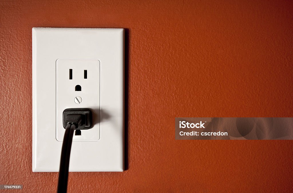 Tomada elétrica - Foto de stock de Cabo royalty-free