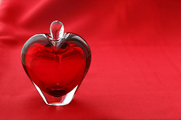 Heart Perfume Decanter stock photo