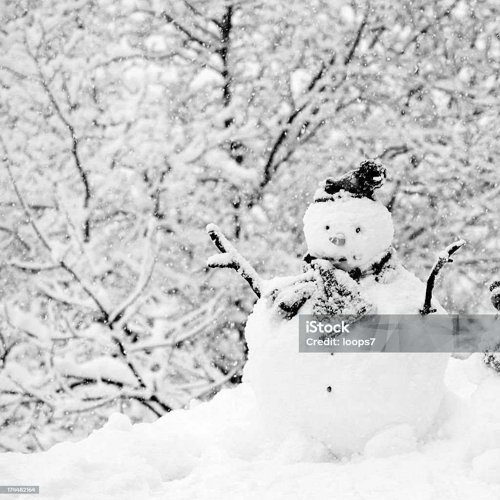 Schneemann - Lizenzfrei Winter Stock-Foto