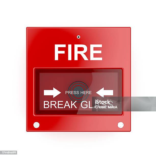 Fire Alarm Stock Photo - Download Image Now - Fire Alarm, Box - Container, Three Dimensional