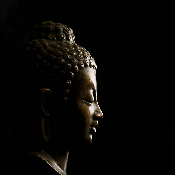 buddha ritratto - buddha thailand spirituality wisdom foto e immagini stock