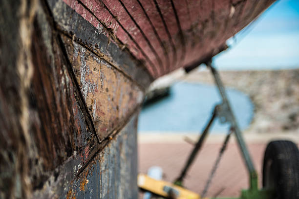 stary drewniany statek rybacki - witterung zdjęcia i obrazy z banku zdjęć