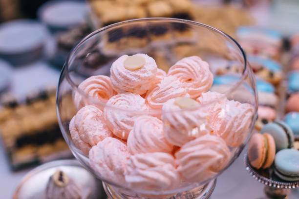 istock beautiful tender marshmallows in a glass jar on a festive sweet table 1744891738