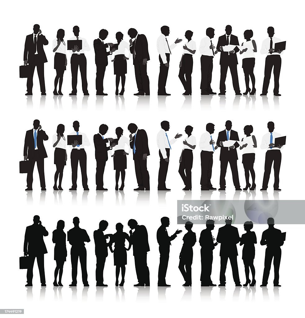Vector of Multi-ethnic Business people  People stock vector