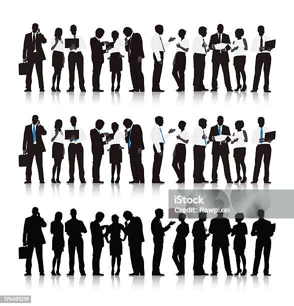 Vector Of Multiethnic Business People Stock Illustration - Download Image Now - People, Cut Out, Business