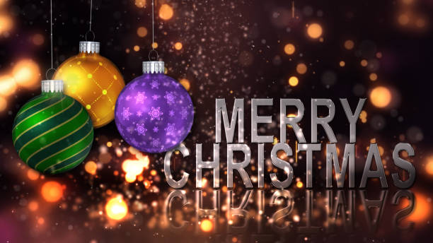 istock Merry Christmas Ornament Celebration 1744923743