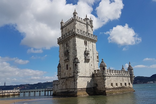Belém Tower (Portuguese: Torre de Belém), officially the Tower of Saint Vincent (Portuguese: Torre de São Vicente)