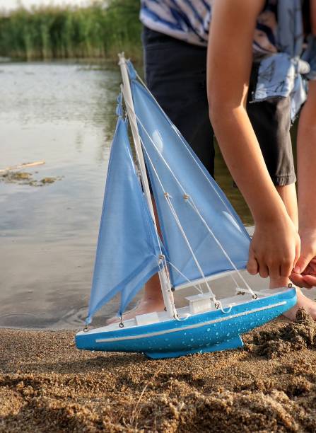 istock The blue boat in the lake 1744932115