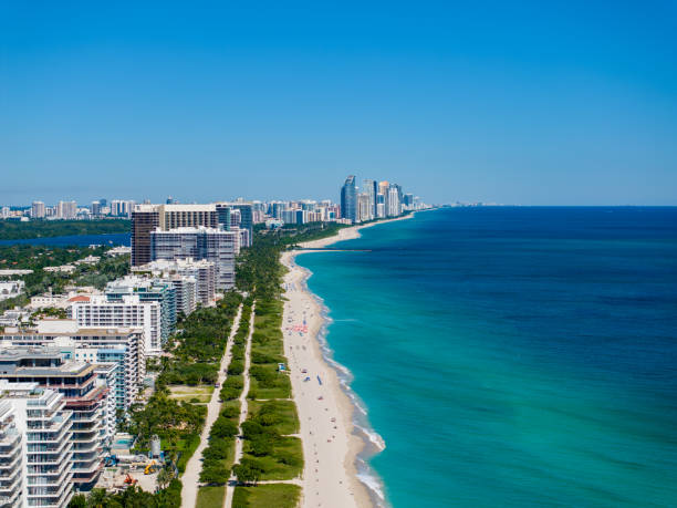 istock Aerial photo Miami Surfside Florida beachfront condominiums 1744950693