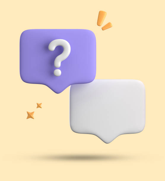 istock 3d rendering of speech bubble, 3D pastel chat icon set. Set of 3d speak bubble. 1744962615