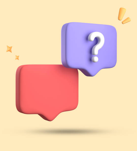 istock 3d rendering of speech bubble, 3D pastel chat icon set. Set of 3d speak bubble. 1744964289