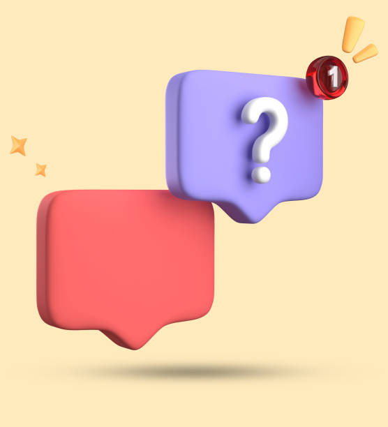 istock 3d rendering of speech bubble, 3D pastel chat icon set. Set of 3d speak bubble. 1744964309