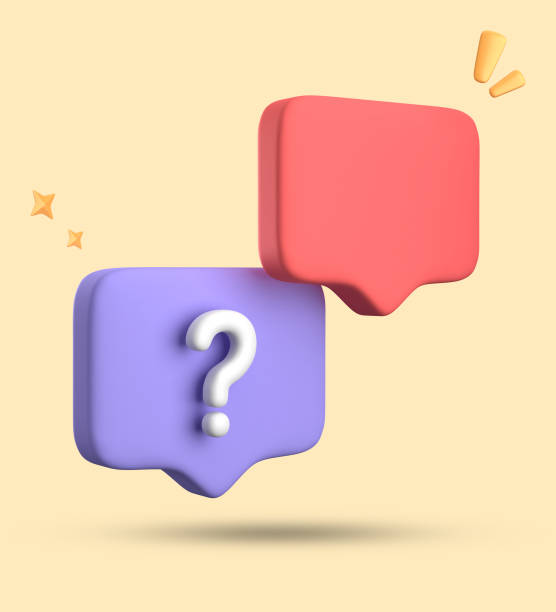 istock 3d rendering of speech bubble, 3D pastel chat icon set. Set of 3d speak bubble. 1744964327