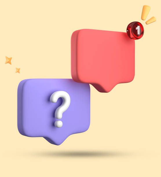 istock 3d rendering of speech bubble, 3D pastel chat icon set. Set of 3d speak bubble. 1744964445