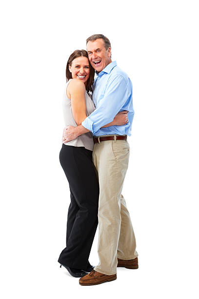 istock Romantic mature couple together 174496635