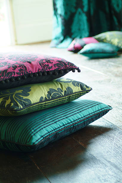 istock Close up of silk cushion 174496664