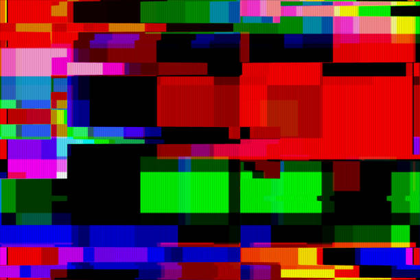 istock TV noise and glitches. Lost signal 1744967552