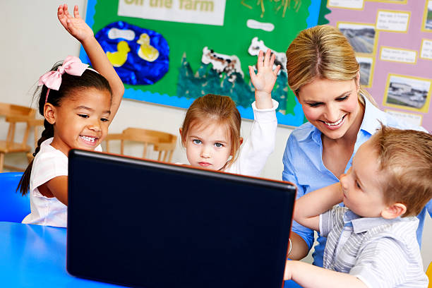 istock Children play and learn at the preschool class 174498867