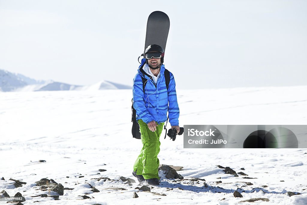 Faire du snowboard - Photo de Activité libre de droits