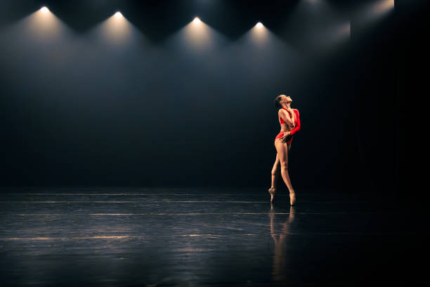 istock Young girl dancing neoclassic ballet 1745000162