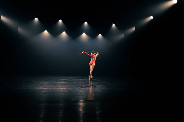 istock Young girl dancing neoclassic ballet 1745000691