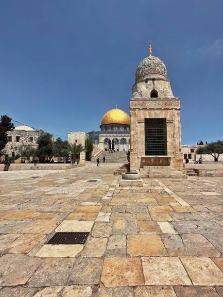 al-aqsa-moschee - jerusalem old city middle east religion travel locations stock-fotos und bilder