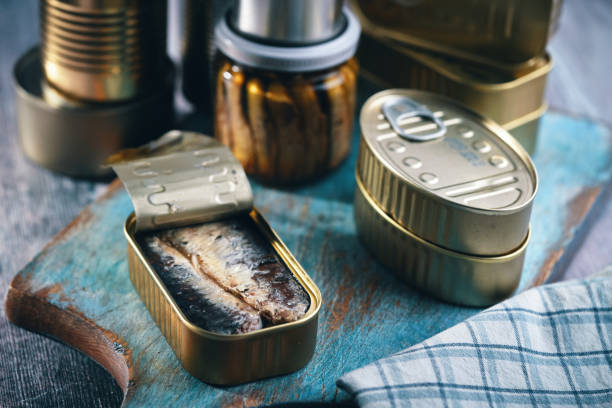 istock Canned Fish - Sardines in a Tin 1745141209