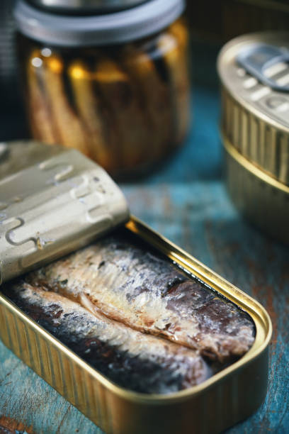 istock Canned Fish - Sardines in a Tin 1745141217