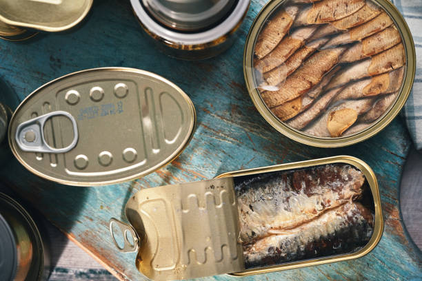 istock Canned Fish - Sardines in a Tin 1745141218