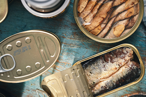 Simmered mackerel in miso.
