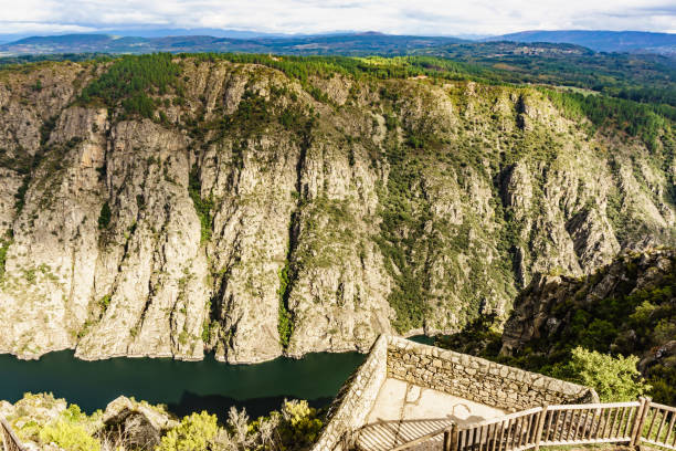 istock River Sil Canyon, Spain. Mountain view from lookout 1745167219