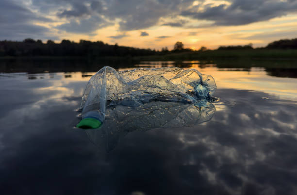 istock Marine plastic pollution from human activities at coastlines. 1745181724