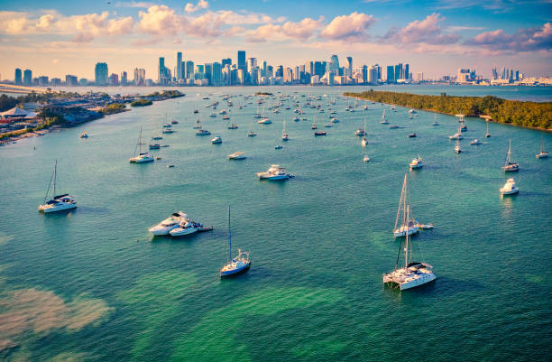 Miami Views Of Miami wonderlust stock pictures, royalty-free photos & images