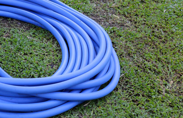 istock Garden hose for watering plants 1745249806