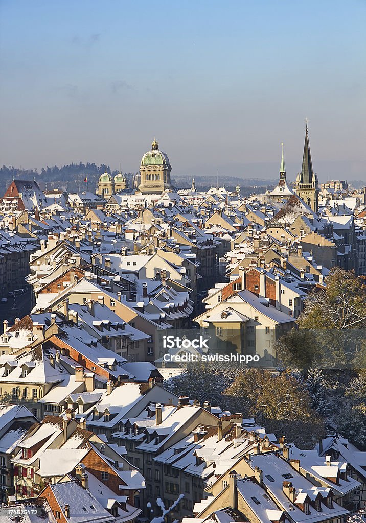Berna in inverno - Foto stock royalty-free di Ambientazione esterna