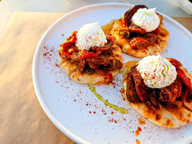 istock Greek Tacos: Lamb Souvlaki Gyros with Yogurt 1745275988