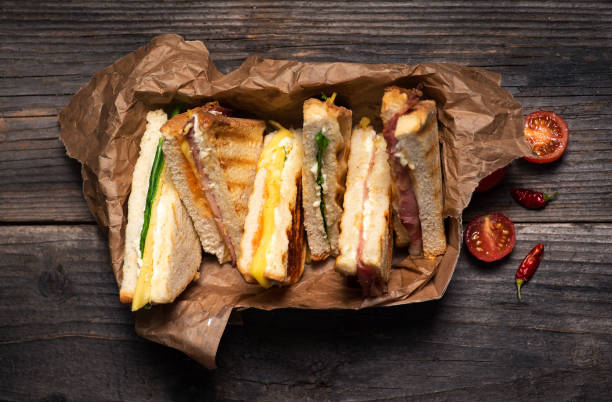 istock Club sandwiches in a box 1745284618