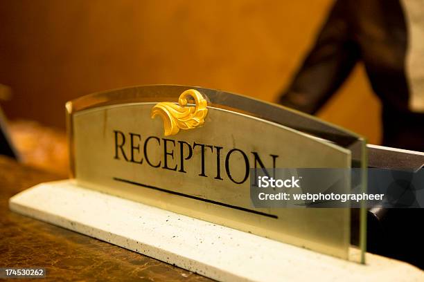 La Reception - Fotografie stock e altre immagini di Close-up - Close-up, Concierge, Reception d'albergo