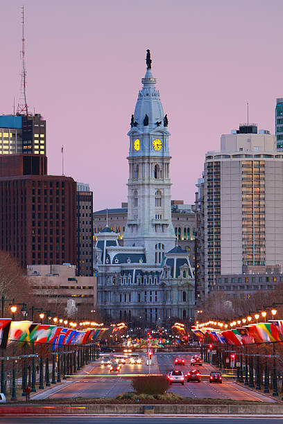 istock Philadelphia City Hall at dusk 174530397