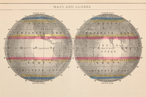 Detail of an old map printed in 1839.Click here for related images:
