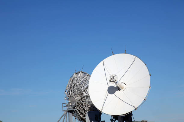 istock Telecommunications Satellites at a Supercomputer Center 174530532