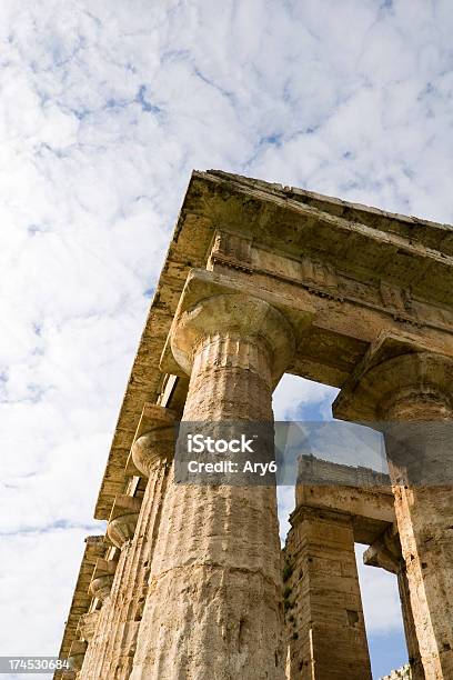 Tempio Di Poseidone Paestum Italia - Fotografie stock e altre immagini di Antica Grecia - Antica Grecia, Antica Roma, Archeologia