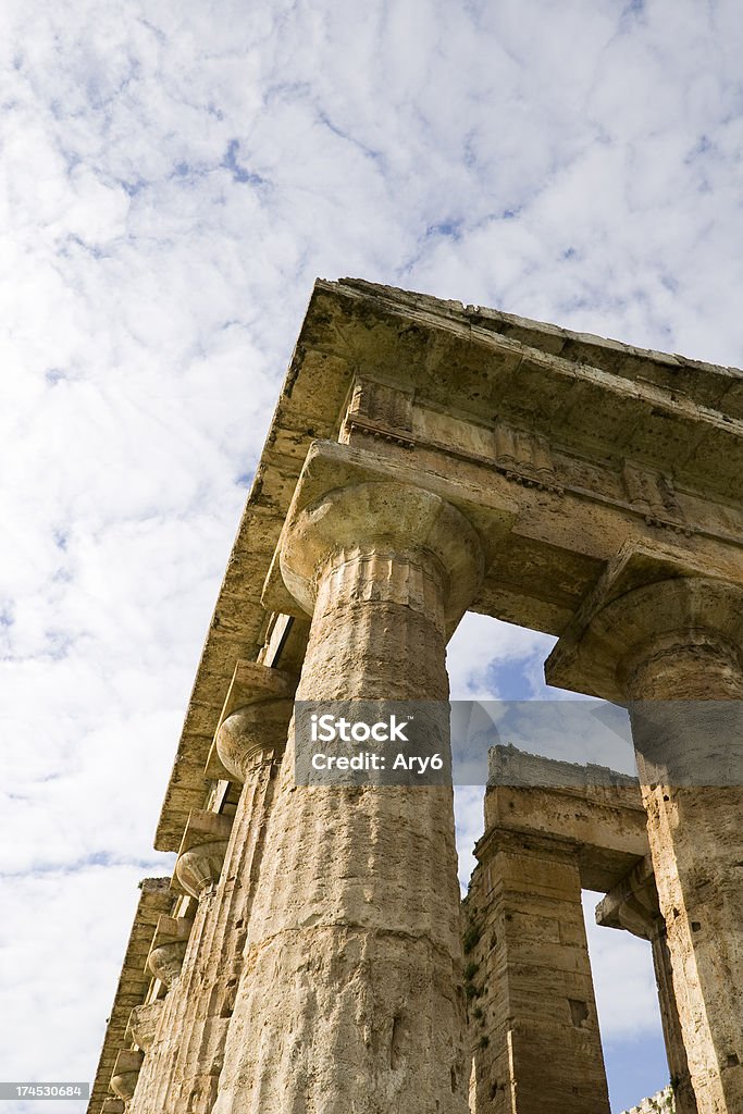 Poseidon temple (Paestum, Italy) Founded around the end of the 7th century BC by Greek colonists To see more photos of the beautiful Campania region in Italy SIMILAR PHOTO                CLICK HERE Ancient Greece Stock Photo